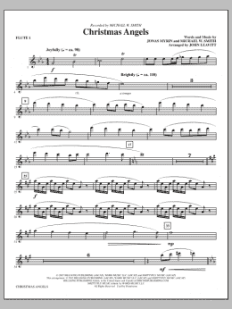 page one of Christmas Angels - Flute 1 (Choir Instrumental Pak)