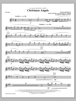page one of Christmas Angels - Flute 2 (Choir Instrumental Pak)
