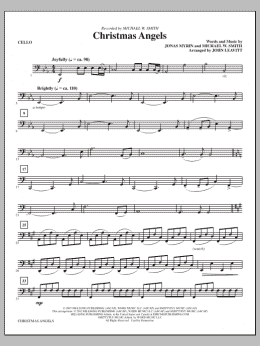 page one of Christmas Angels - Cello (Choir Instrumental Pak)