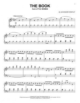 page one of The Book (from the Motion Picture Little Women) (Piano Solo)