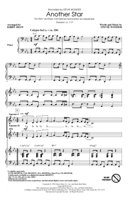 page one of Another Star (arr. Kirby Shaw) (SSA Choir)