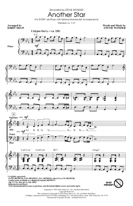 page one of Another Star (arr. Kirby Shaw) (SATB Choir)