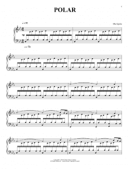 page one of Polar (Piano Solo)