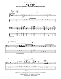 page one of No Pain (Guitar Tab)