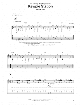page one of Kewpie Station (Solo Guitar Tab)