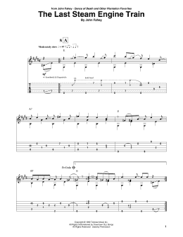 page one of The Last Steam Engine Train (Solo Guitar)