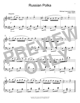 page one of Russian Polka (Educational Piano)