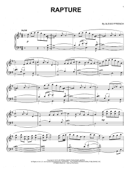 page one of Rapture (Piano Solo)
