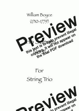 page one of Trio Sonata No.11