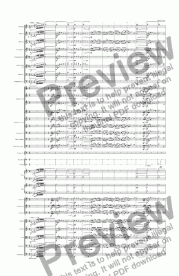 page one of Triple Concerto, for Trumpet, French Horn, Trombone  Mvt 3