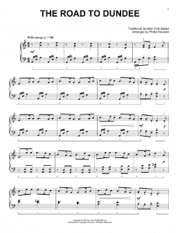 page one of The Road To Dundee (arr. Phillip Keveren) (Piano Solo)