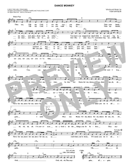 page one of Dance Monkey (Lead Sheet / Fake Book)