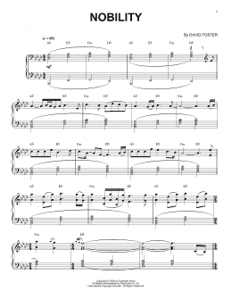 page one of Nobility (Piano Solo)