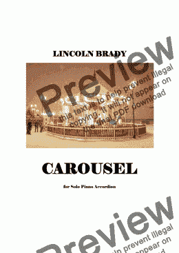page one of CAROUSEL - Solo Piano Accordion