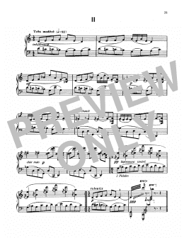 page one of Mouvements Perpetuel Two (Piano Solo)