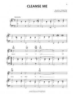 page one of Cleanse Me (Search Me, O God) (Piano, Vocal & Guitar Chords (Right-Hand Melody))