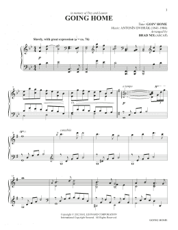 page one of Going Home (arr. Brad Nix) (Piano Solo)