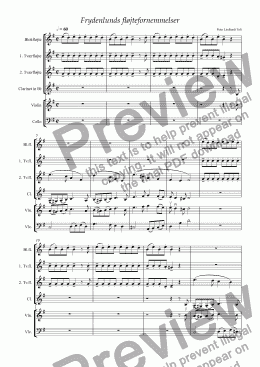 page one of Frydenlunds fl�jtefornemmelser (Fryndenlunds sense of fluteplaying)