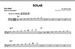 page one of Solar - Bass Clef Solo Sheet (Jazz Ensemble)
