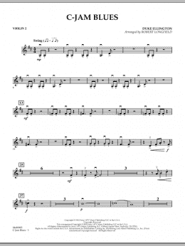 page one of C-Jam Blues - Violin 2 (Orchestra)
