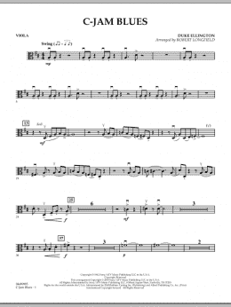 page one of C-Jam Blues - Viola (Orchestra)