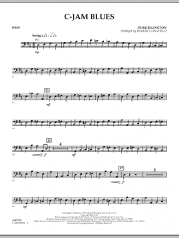 page one of C-Jam Blues - String Bass (Orchestra)