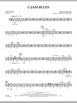 page one of C-Jam Blues - Percussion (Orchestra)
