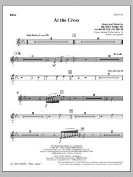 page one of At The Cross - Oboe (Choir Instrumental Pak)