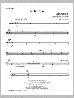 page one of At The Cross - Double Bass (Choir Instrumental Pak)