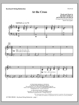 page one of At The Cross - Keyboard String Reduction (Choir Instrumental Pak)