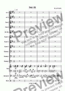 page one of Jazz 101
