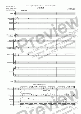 page one of Du-Bah (VJCO/Score & Parts)