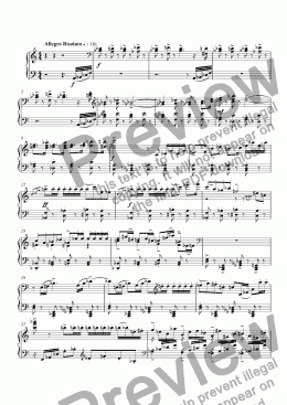 page one of Piano Sonata #2, 1st Movement