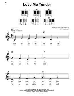 page one of Love Me Tender (Super Easy Piano)