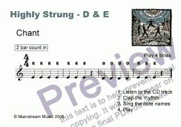 page one of Highly Strung - Chant