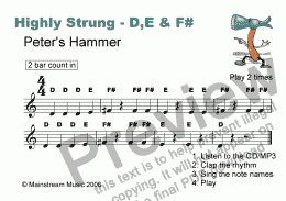 page one of Highly Strung - Peter's Hammer