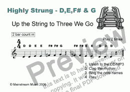 page one of Highly Strung - Up the String to Three We Go