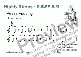 page one of Highly Strung - Pease Pudding