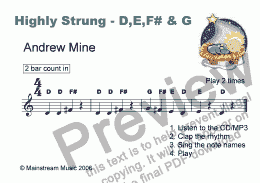 page one of Highly Strung - Andrew Mine