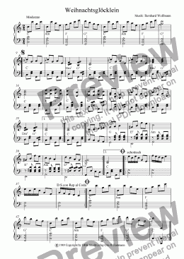 page one of Weihnachtsgloecklein (Christmas-Bells)
