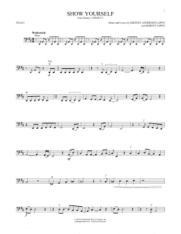 page one of Show Yourself (from Disney's Frozen 2) (Cello Solo)