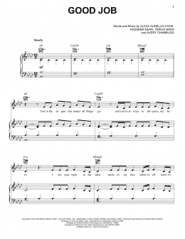 page one of Good Job (Piano, Vocal & Guitar Chords (Right-Hand Melody))