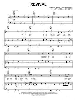 page one of Revival (feat. Chris McClarney) (Piano, Vocal & Guitar Chords (Right-Hand Melody))