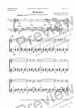 page one of Romanze (Beguine/GD/Score & Parts)