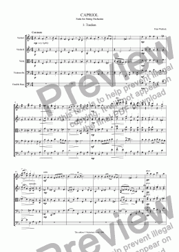 page one of Capriol Suite - 3. Tordion