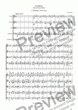 page one of Capriol Suite - 6. Mattachins