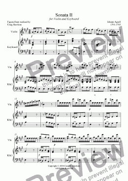 page one of Sonata II - Mvmt I