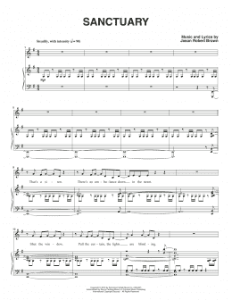 page one of Sanctuary (Piano & Vocal)