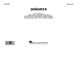 page one of Señorita (arr. Carmenates and Brown) - Conductor Score (Full Score) (Marching Band)