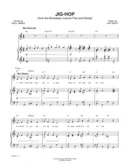 page one of Jig-Hop (from the musical Fine and Dandy) (Piano & Vocal)